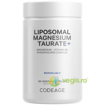 Magneziu Taurat Lipozomal cu Vitamina B6 120cps