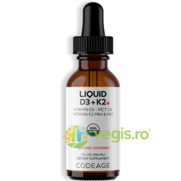 Formula Lichida cu Vitamina D3 si K2 fara Aroma 29.6ml