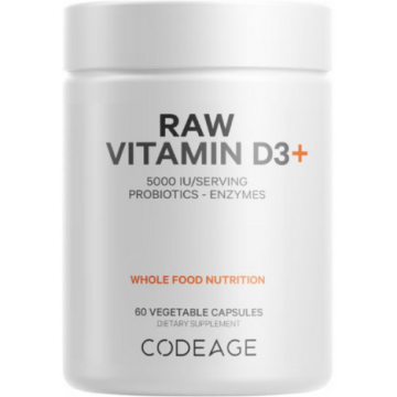 Vitamina D3 5000UI Naturala din Saccharomyces Cerevisiae 60cps