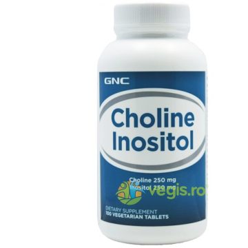 Colina (Choline) 250mg si Inozitol 250mg 100tb
