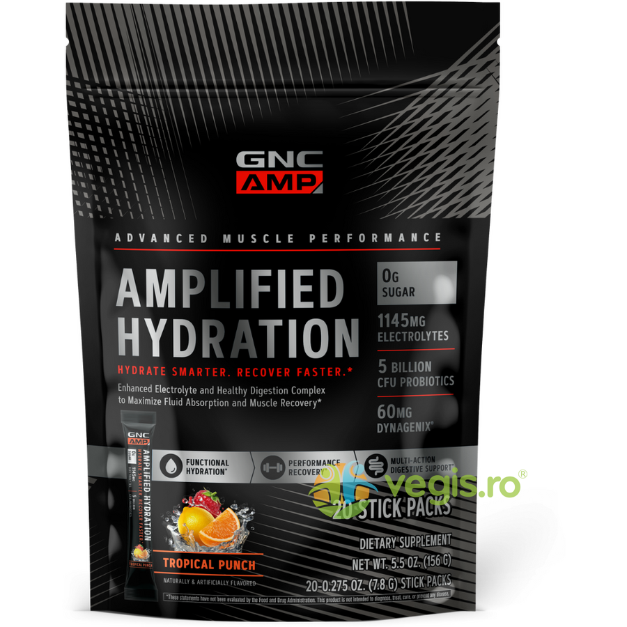 Electroliti cu Aroma de Fructe Tropicale Amplified Hydration 152g - 20 plicuri