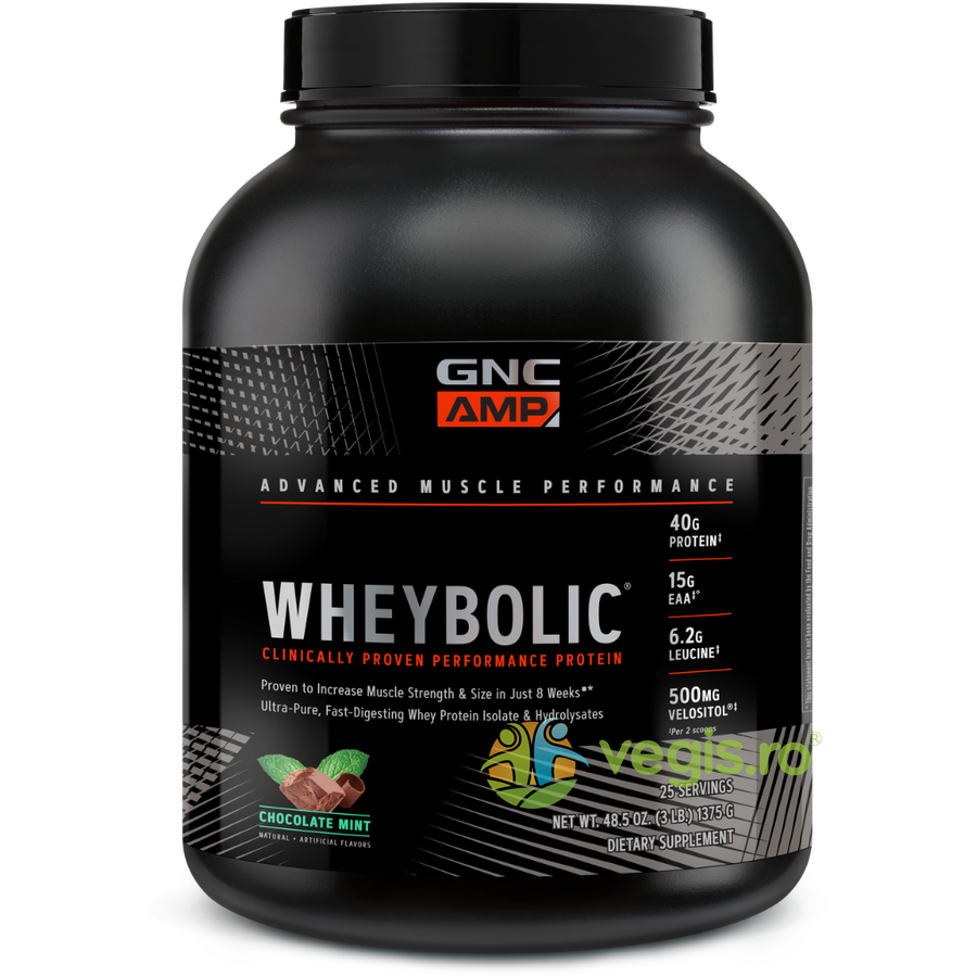 Proteina din Zer cu Aroma de Ciocolata cu Menta 1375g