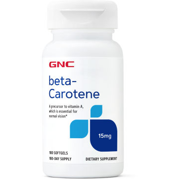 Beta-caroten Antioxidant pentru Piele si Vedere cu 15mg 180cps