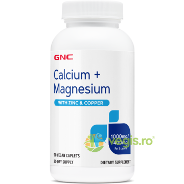 Formula Premium de Calciu, Magneziu, Zinc si Cupru 90cps