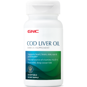 Ulei din Ficat de Cod 400mg 30cps