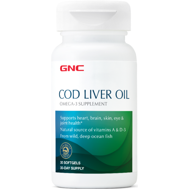 Ulei din Ficat de Cod 400mg 30cps