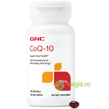 Coenzima Q10 Naturala 50mg 120cps gelatinoase