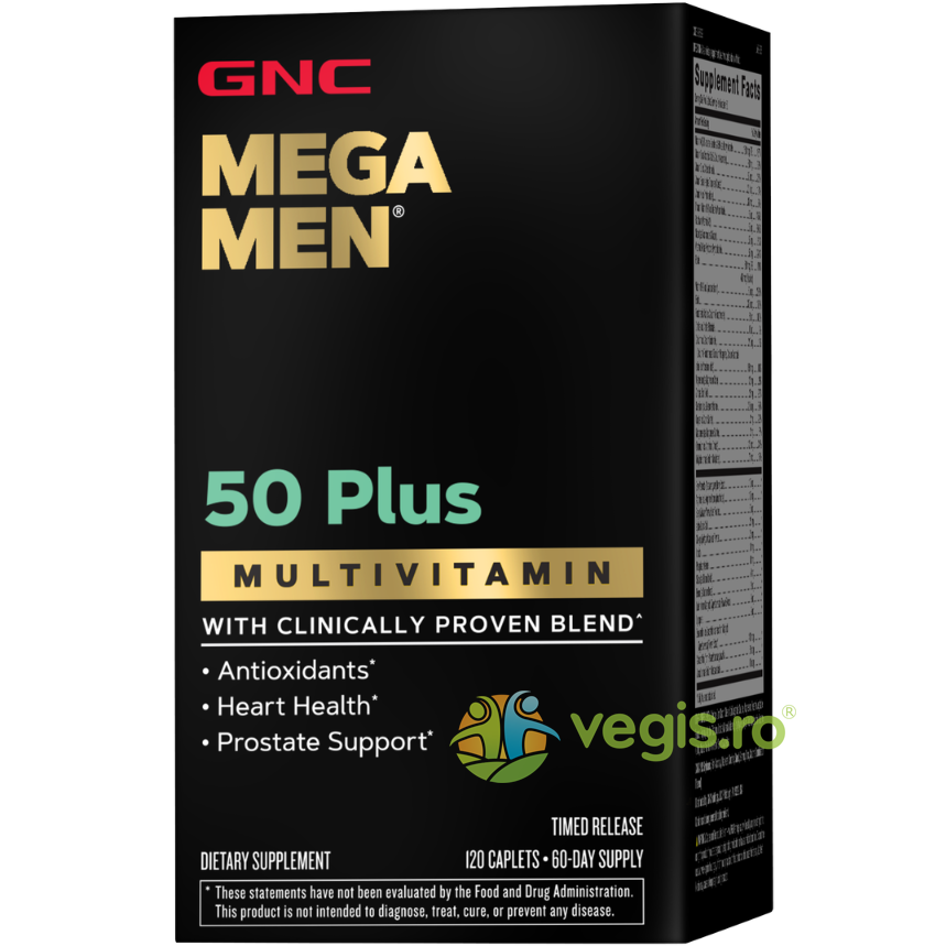 Complex de Multivitamine pentru Barbati Mega Men 50 Plus 120tb