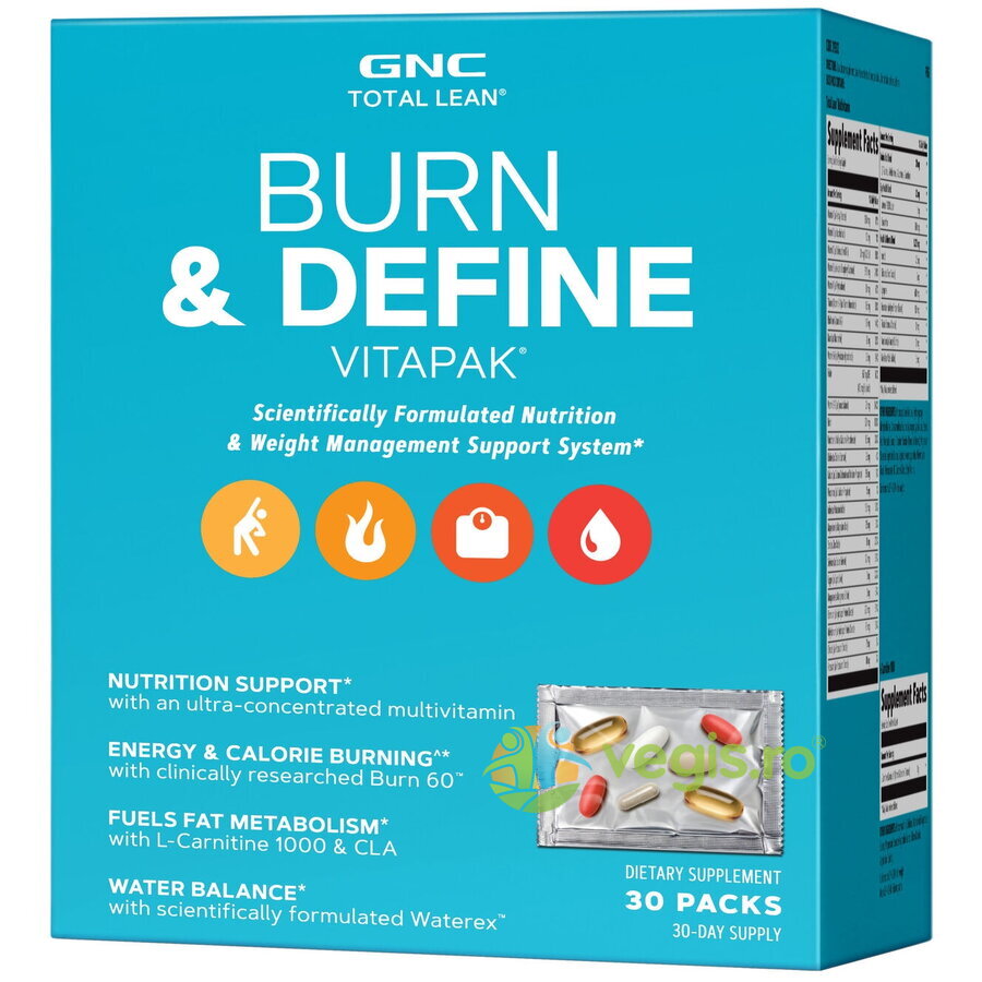 Program Complet de Slabit Total Lean Burn&Define Vitapak 30buc