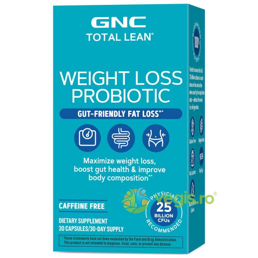 Controlul Greutatii - 25 Miliarde UFC Culturi Vii Total Lean Loss Probiotic 30cps