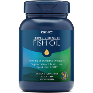 Ulei de Peste 1000mg Omega3 EPA + DHA 60cps