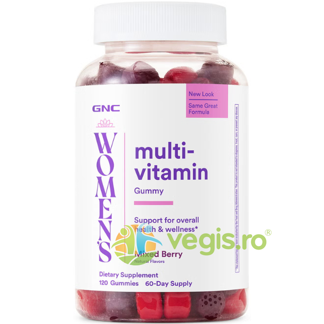 Jeleuri cu Multivitamine pentru Femei cu Aroma Naturala de Fructe de Padure 120 jeleuri