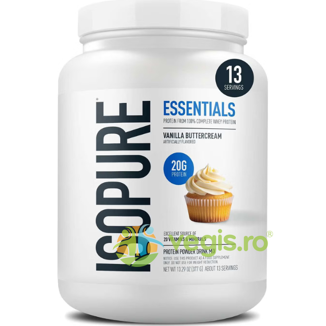 Proteina din Zer cu Aroma de Vanilie 377g