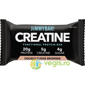 Baton Proteic cu Creatina cu Aroma de Brownie cu Extra Ciocolata 58g