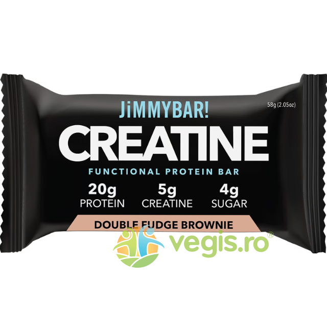 Baton Proteic cu Creatina cu Aroma de Brownie cu Extra Ciocolata 58g