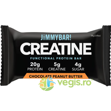 Baton Proteic cu Creatina cu Aroma de Ciocolata si Unt de Arahide 58g