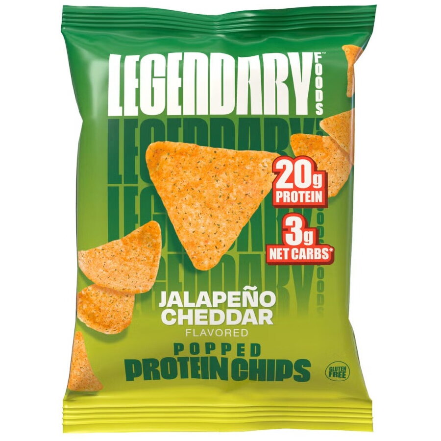 Chips-uri Proteice cu Gust Intens de Jalapeno si Cheddar 34g