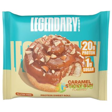 Rulou Proteic cu Aroma de Caramel Sticky Bun 65g