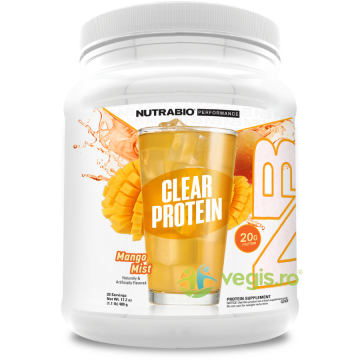 Izolat Proteic din Zer Clar cu Aroma de Mango 489g