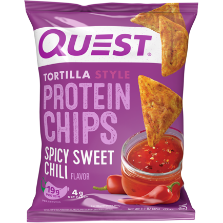 Chips-uri Proteice cu Aroma de Spicy Sweet Chilli 32g