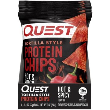 Chips-uri Proteice cu Aroma Picanta 32g