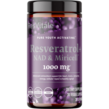 Resveratrol + NAD + Miricell Anti-Aging 1000mg 30cps