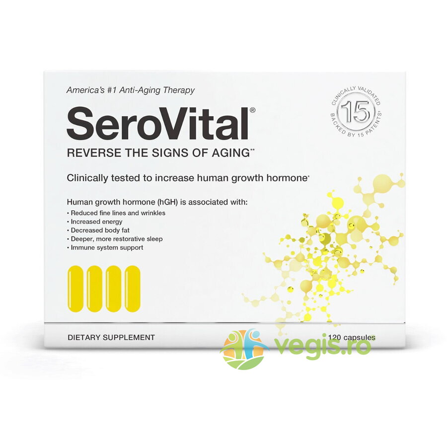 Formula Avansata pentru Productia Naturala a Hormonului de Crestere HGH 120cps