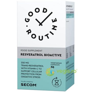 Resveratrol Bioactive 30cps vegetale Secom,