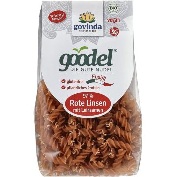 Fusilli din Linte Rosie fara Gluten Ecologice/Bio 250g