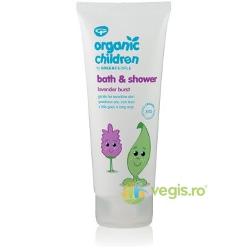 Gel de Dus si Spuma de Baie cu Lavanda pentru Copii 200ml