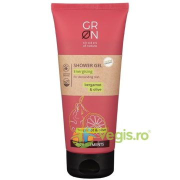 Gel de Dus Energizant cu Masline si Bergamota Rich Elements Ecologic/Bio 200ml