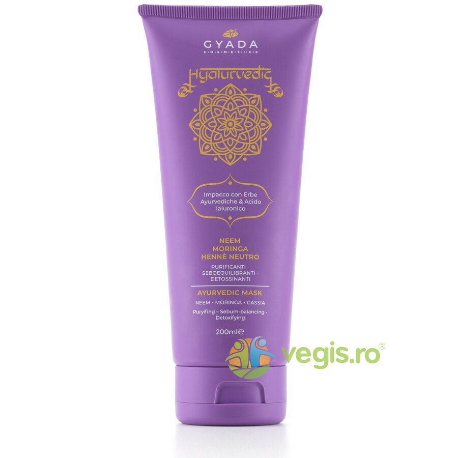 Masca de Par Purificatoare cu Neem si Acid Hialuronic 200ml