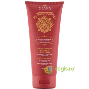 Masca de Par Revitalizanta pentru Par Roscat cu Fito Pigmenti, Henna si Acid Hialuronic 200ml