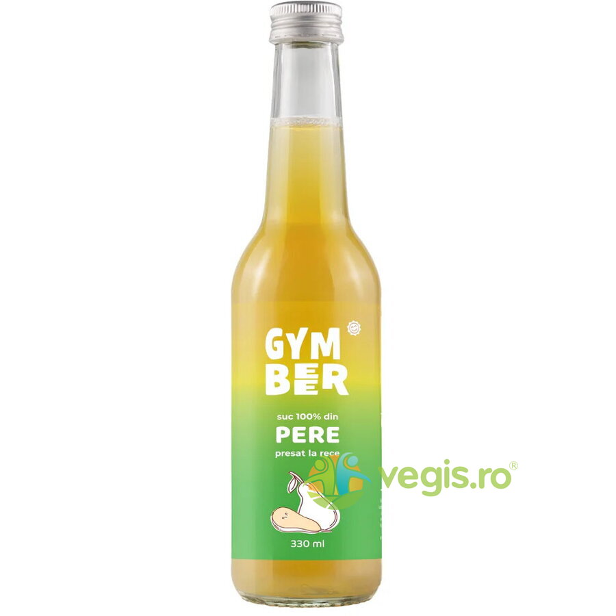 Suc de Pere 100% Natural Presat la Rece fara Zahar Adaugat 330ml