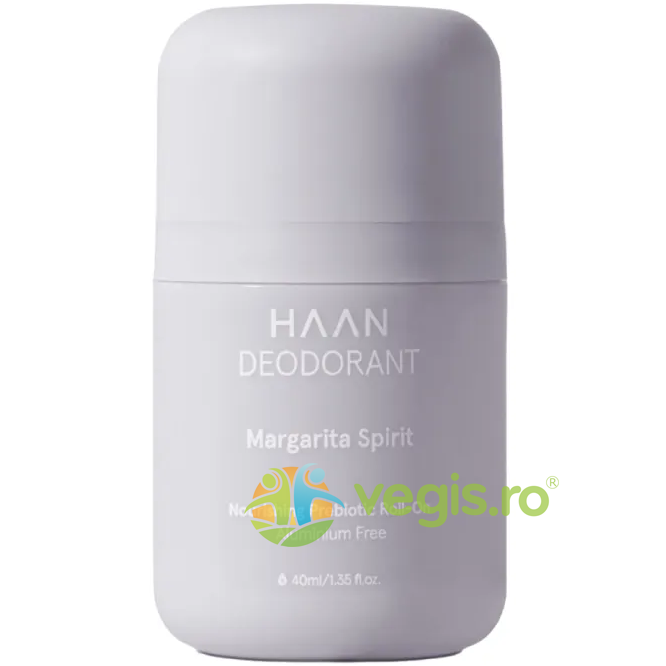 Deodorant Roll-On Hranitor cu Prebiotice fara Aluminiu Margarita Spirit 40ml