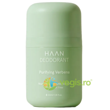 Deodorant Roll-On Hranitor cu Prebiotice fara Aluminiu Purifying Verbena 40ml