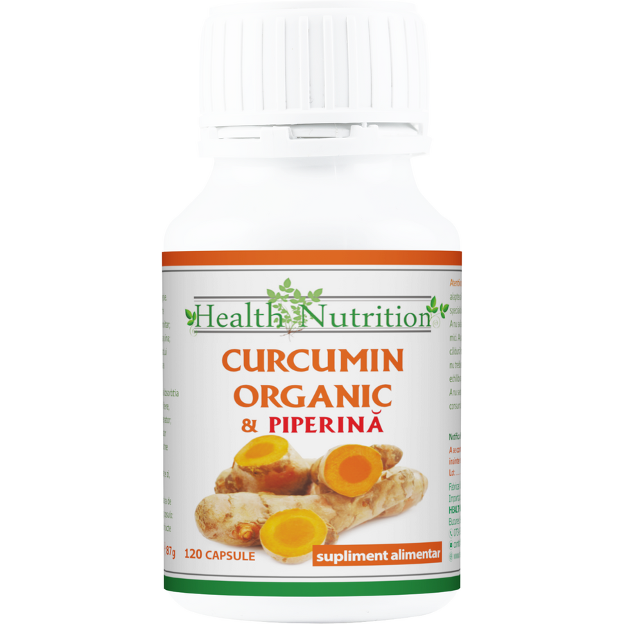 Curcumin Organic + Piperina 120cps
