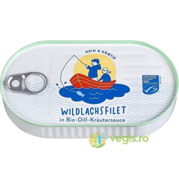 File de Somon Salbatic in Sos de Marar si Ierburi Ecologic/Bio 200g