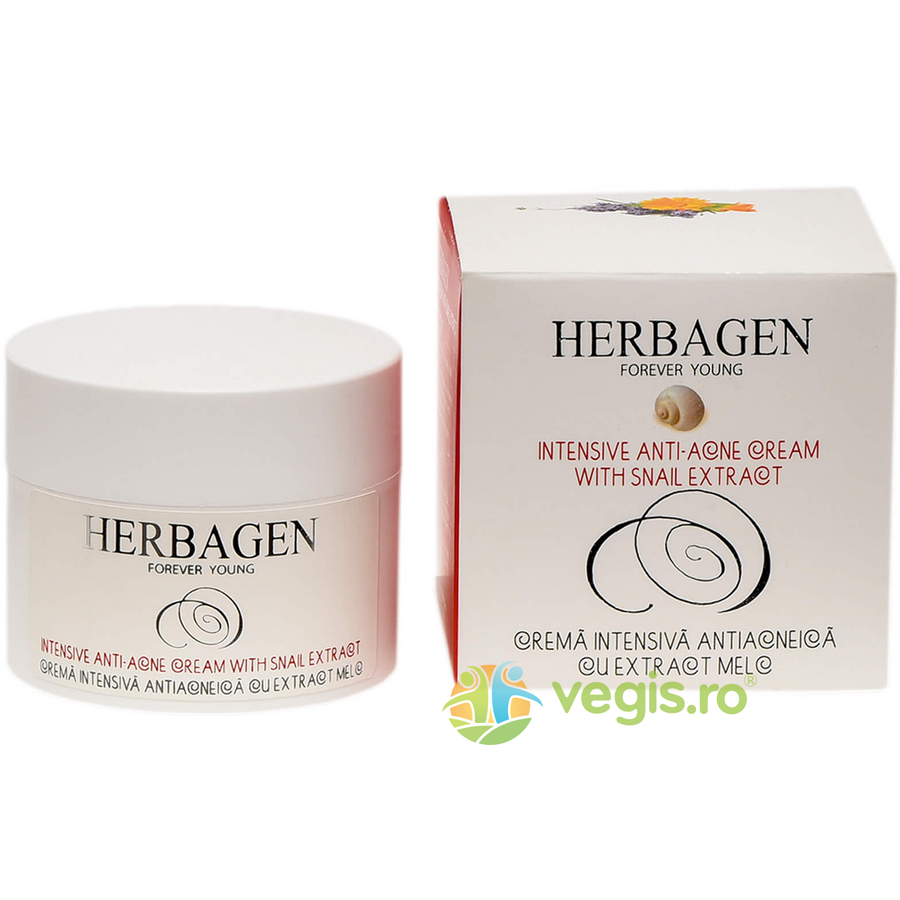 Crema Intensiva Antiacnee cu Extract de Melc 50ml