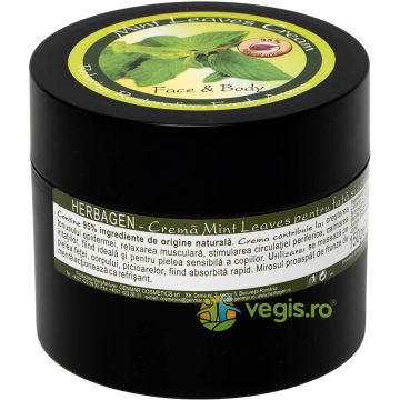 Crema pentru Fata si Corp Mint Leaves 150g
