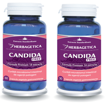 Pachet Candida Free 60cps+30cps