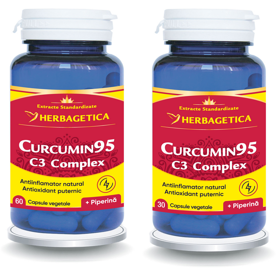 Pachet Curcumin 95 C3 Complex 60cps+30cps