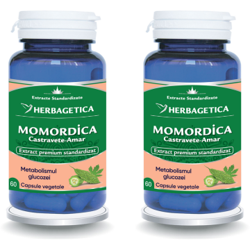 Pachet Momordica (Castravete Amar) 60cps+60cps (50% reducere la al doilea produs)