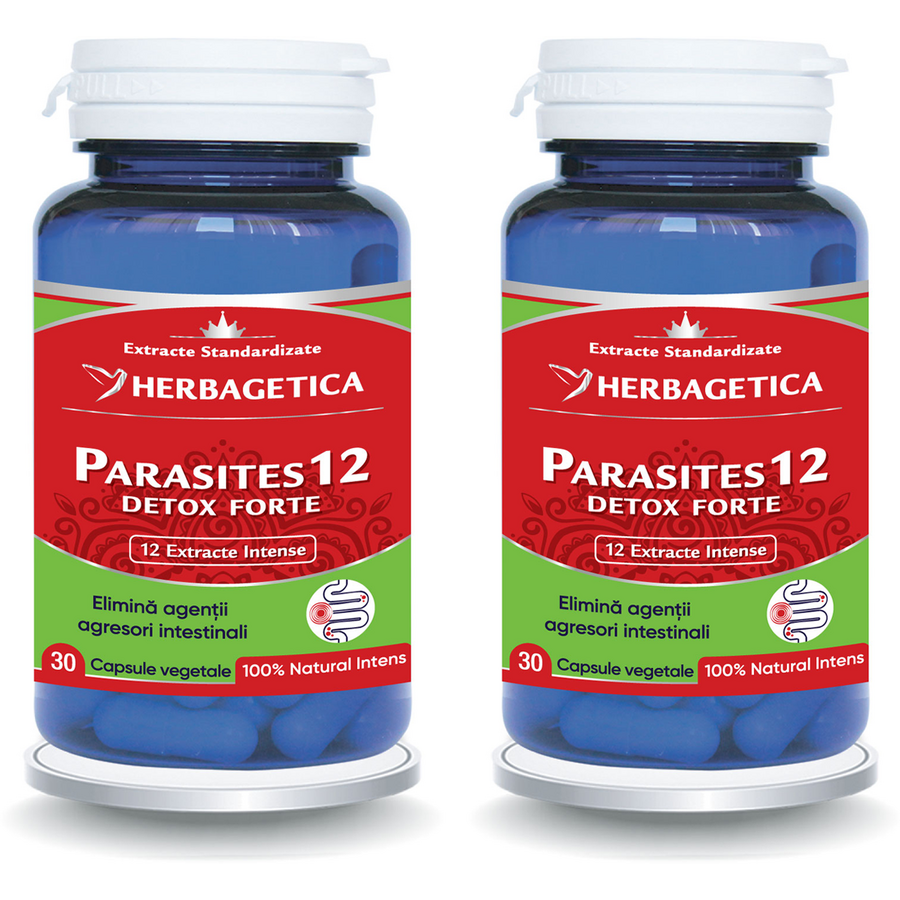 Pachet Parasites 12 Detox Forte 30cps+30cps