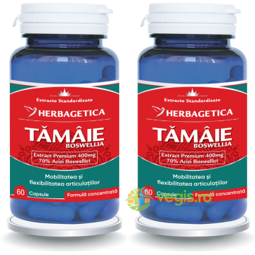 Pachet Tamaie (Boswellia Serrata) 60cps+60cps (50% reducere la al doilea produs)