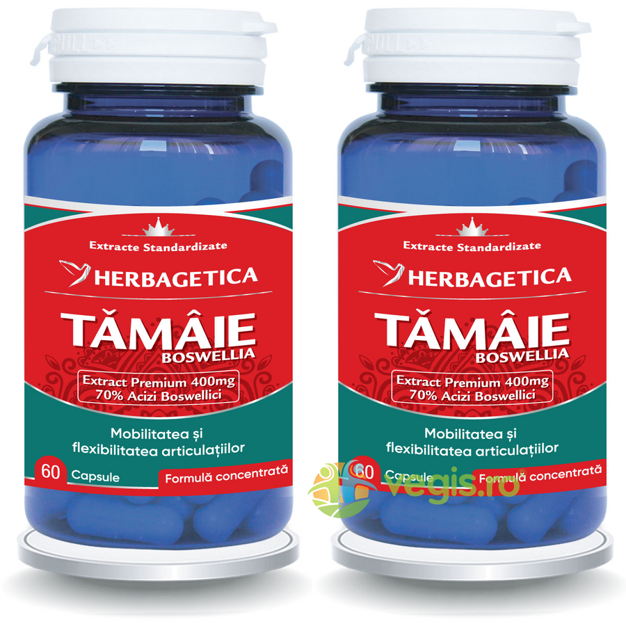 Pachet Tamaie (Boswellia Serrata) 60cps+60cps (50% reducere la al doilea produs)