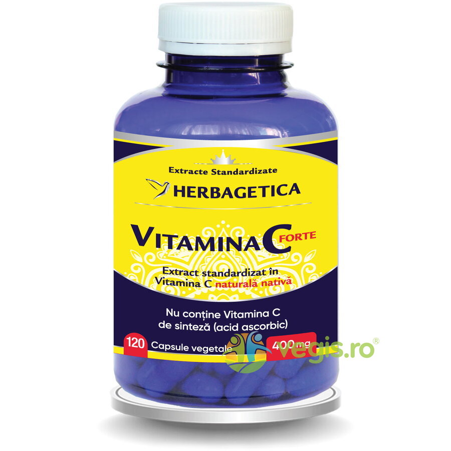 Vitamina C Forte 400mg 120cps