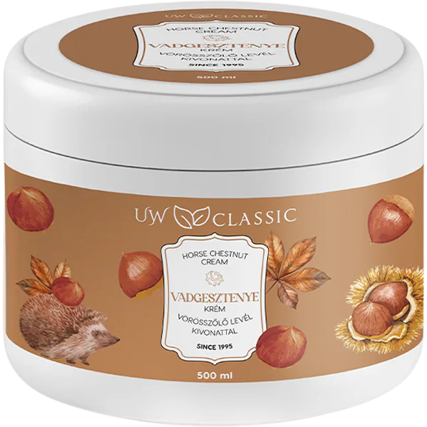 Crema pentru Picioare cu Extract de Castane si Frunze de Struguri Rosii 500ml