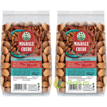Pachet Migdale Crude 250g+250g
