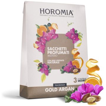 Saculeti Parfumati Multifunctionali cu Orez Gold Argan 3buc